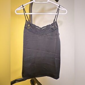 H&M Black Camisole with Detailing
